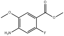 methyl 4-amino-2-fluoro-5-methoxybenzoate Structure