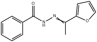 Benzoic acid, 2-[1-(2-furanyl)ethylidene]hydrazide Struktur