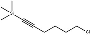 (6-chlorohex-1-ynyl)trimethylsilane Struktur