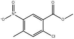 2-Chloro-4-methyl-5-nitro-benzoic acid methyl ester Structure