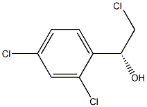 (R)-2-氯-1-(2,4-二氯苯基)乙-1-醇 结构式
