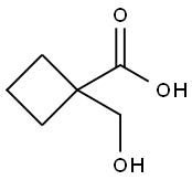 1-(羟甲基)环丁烷甲酸, 114671-90-8, 结构式