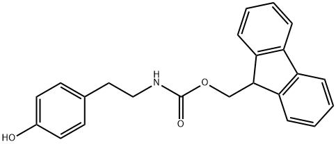 N-Fmoc-4-hydroxybenzeneethanamine, 114865-17-7, 结构式