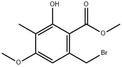 Methyl 6-(bromomethyl)-2-hydroxy-4-methoxy-3-methylbenzoate,114973-01-2,结构式