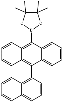 [10-(1-萘基)-9-蒽]硼酸频哪醇酯, 1149804-35-2, 结构式
