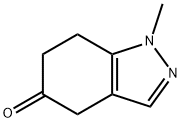 1-methyl-6,7-dihydro-1H-indazol-5(4H)-one Structure