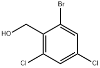 (2-溴-4,6-二氯苯基)甲醇, 115615-21-9, 结构式