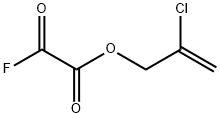 Fluorooxoacetic 2-chloro-2-propenyl ester Struktur