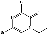 3,5-dibromo-1-ethylpyrazin-2(1H)-one Struktur
