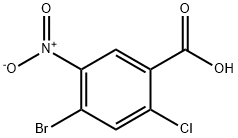 4-溴-2-氯-5-硝基苯甲酸, 1157393-80-0, 结构式