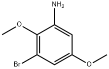 3-Bromo-2,5-dimethoxyaniline Struktur