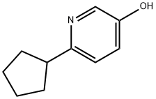 6-cyclopentylpyridin-3-ol Struktur