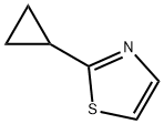 2-cyclopropylthiazole, 1159821-56-3, 结构式