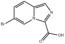 6-溴咪唑并[1,5-A]吡啶-3-甲酸,1159827-21-0,结构式