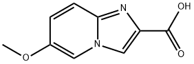 6-甲氧基咪唑并[1,2-A]吡啶-2-甲酸,1159832-92-4,结构式