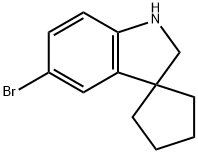 5'-bromospiro[cyclopentane-1,3'-indoline] Structure