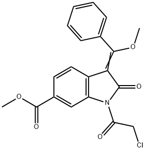 (Z)-methyl 1-(2-chloroacetyl)-3-(methoxy(phenyl)methylene)-2-oxoindoline-6-carboxylate