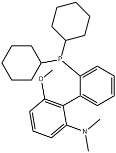 2'-(dicyclohexylphosphino)-6-methoxy-N,N-dimethylbiphenyl-2-amine Structure