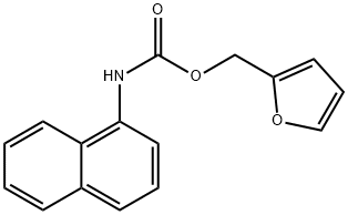 FURFURYL N-(1-NAPHTHYL)CARBAMATE Struktur