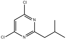 4,6-Dichloro-2-isobutylpyrimidine 化学構造式