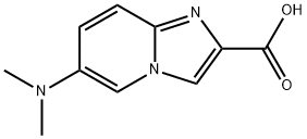 6-(dimethylamino)imidazo[1,2-a]pyridine-2-carboxylic acid Struktur