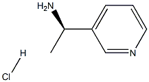(R)-1-(pyridin-3-yl)ethanamine hydrochloride Structure