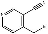 4-(bromomethyl)nicotinonitrile Struktur