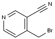 4-(bromomethyl)nicotinonitrile Struktur