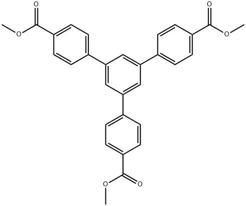 1,3,5-tris[(4-methoxycarbonyl)phenyl]benzene Struktur