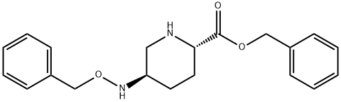 (2S,5R)-benzyl 5-(benzyloxyamino)piperidine-2-carboxylate Structure