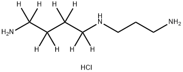Spermidine-[D8].3HCl Structure
