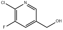 3-PYRIDINEMETHANOL,6-CHLORO-5-FLUORO Structure