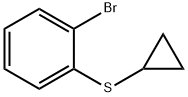 1-bromo-2-(cyclopropylsulfanyl)benzene Structure