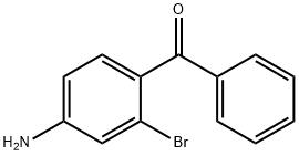 (4-amino-2-bromophenyl)(phenyl)methanone Struktur