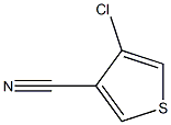 4-chlorothiophene-3-carbonitrile 结构式