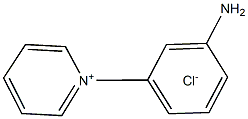 1-(3-Aminophenyl)pyridin-1-ium chloride Structure