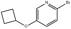 2-ブロモ-5-シクロブトキシピリジン 化学構造式