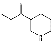 1-ピペリジン-3-イルプロパン-1-オン 化学構造式