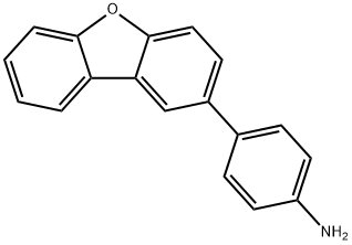 4-(2-dibenzofuranyl)benzenamine Structure