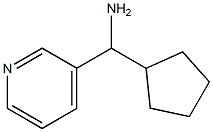 cyclopentyl(pyridin-3-yl)methanamine Structure