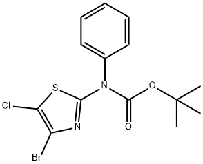 1178886-89-9 tert-Butyl (4-bromo-5-chlorothiazol-2-yl)(phenyl)carbamate