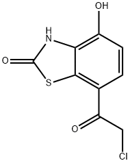 7-(2-chloroacetyl)-4-hydroxybenzo[d]thiazol-2(3H)-one, 1179336-08-3, 结构式