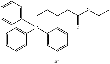 (4-乙氧基羧丁基)三苯基溴化膦, 118026-77-0, 结构式