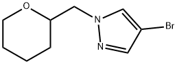 4-溴-1-((四氢-2H-吡喃-2-基)甲基)-1H-吡唑,1183588-29-5,结构式