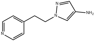 1-(2-(pyridin-4-yl)ethyl)-1H-pyrazol-4-amine Structure