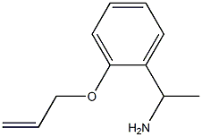 1-[2-(烯丙氧基)苯基]乙胺,1184578-88-8,结构式
