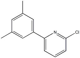 2-chloro-6-(3,5-dimethylphenyl)pyridine Struktur