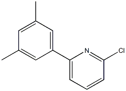 2-chloro-6-(3,5-dimethylphenyl)pyridine Structure
