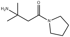 3-amino-3-methyl-1-(1-pyrrolidinyl)-1-Butanone,1186426-99-2,结构式