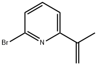 2-溴-6-(丙-1-烯-2-基)吡啶 结构式